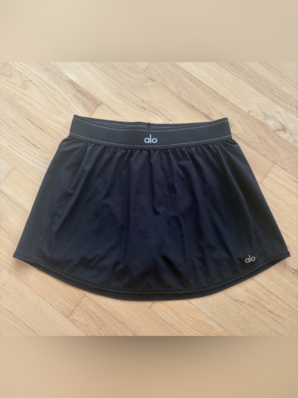 ALO Yoga Black Mini Skort